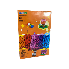 Дитячий розвиваючий конструктор 1000 штук у наборі,  1:48 дрібні будівельні блоки, 20x15x3.5 см