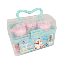 Набір тіста пластелін для ліплення різнокольорова глина для ліплення, дитячий пластилін 12 кольорів у контейнері