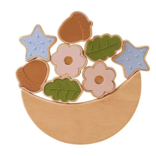 Балансуючі деревʼяні іграшки Монтесорі, деревʼяні іграшки- конструктор для дітей на 9 елементів