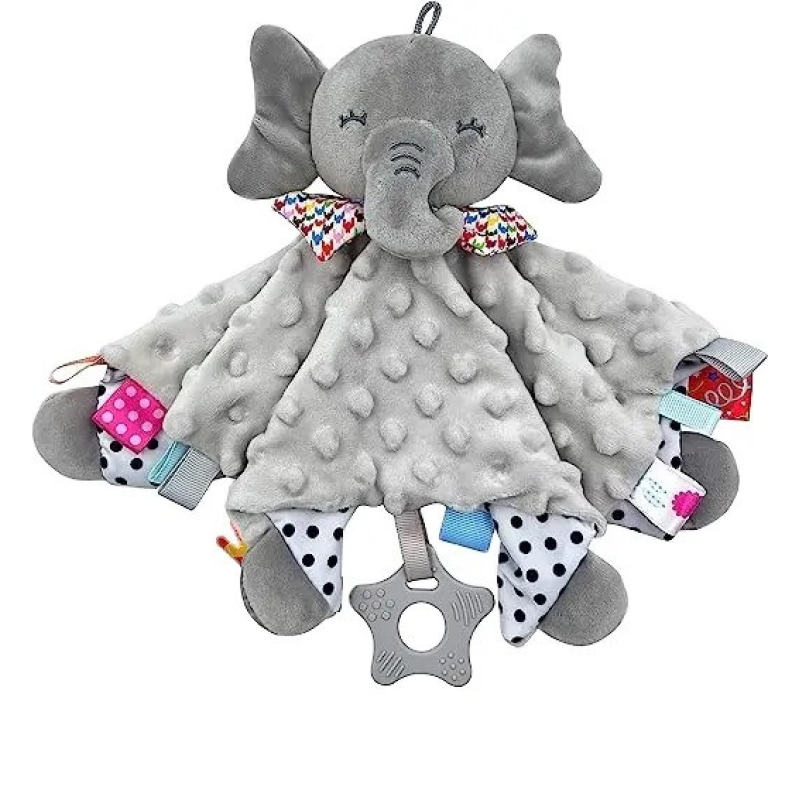 Іграшка Монтесорі Слоненя для малюків, розвиваюча текстильна сенсорна іграшка для маленьких дітей