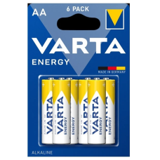 Батарейка Varta Energy Alkaline LR6 (АА), лужна, 6 шт., ТІЛЬКИ ОРИГІНАЛ, НІМЕЧЧИНА