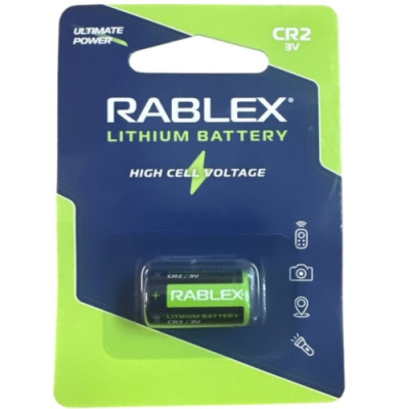 Батарейка Rablex CR2 Lithium, 3.0 V, 1 шт.