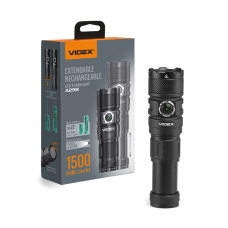 Портативний світлодіодний ліхтарик Videx A298 1500 Lm 5000K, знімний акумулятор 18350/18650