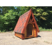 Дерев“яна будка для собаки “Вігвам“ для середніх порід (80*100*100 см) - без фарбування
