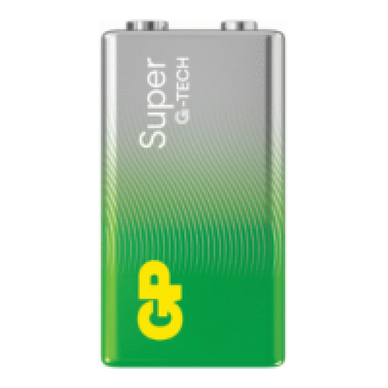 Батарейка GP Super Alkaline 6LF22 (Крона), 9V, лужна, 1 шт., ТІЛЬКИ ОРИГИНАЛ