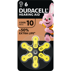 Батарейка Duracell Zink Air 10 (ZA10), 1.45V, 1 шт., ТІЛЬКИ ОРИГИНАЛ