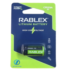Батарейка Rablex CR123А Lithium, 3.0 V