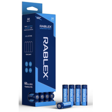 Батарейка RABLEX R6 zink-carbon (АА), сольова, 60 шт., НОВИЙ ДИЗАЙН