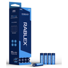 Батарейка RABLEX R03 zink-carbon (ААA), сольова, 1 шт., НОВИЙ ДИЗАЙН
