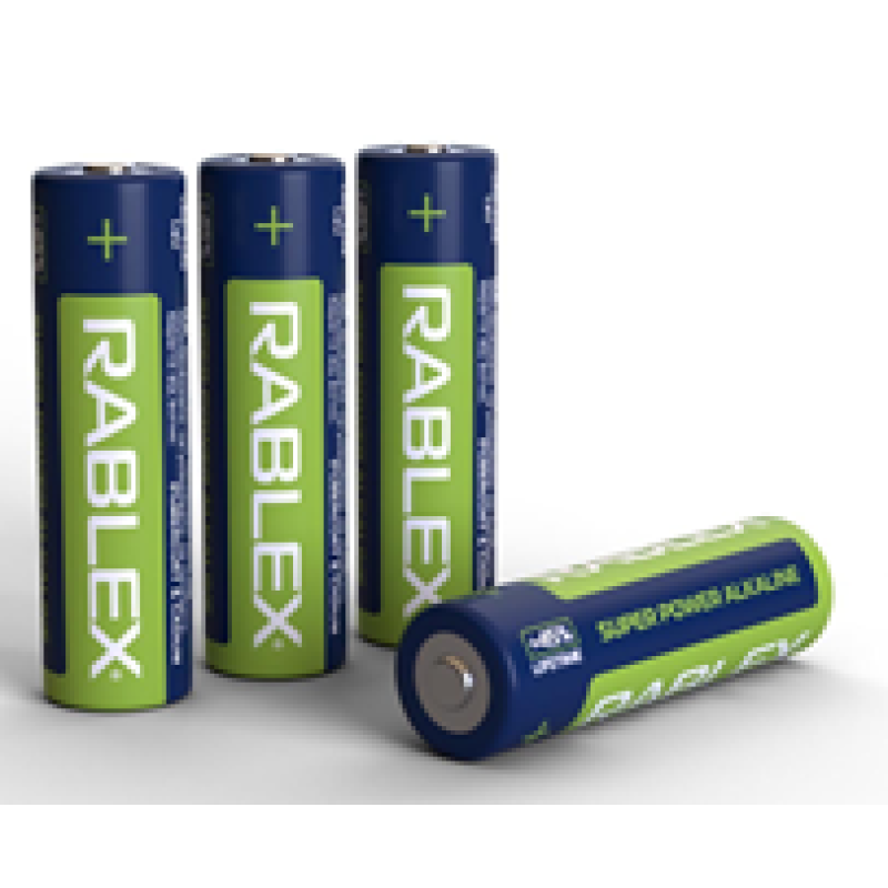 Батарейка RABLEX Super Power LR6 Alkaline (АА), лужна, 40 шт., НОВИЙ ДИЗАЙН