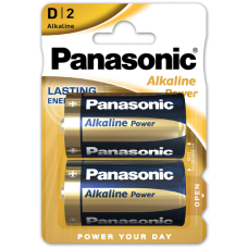 Батарейка Panasonic Alkaline LR20 (D), лужна, 1 шт., ТІЛЬКИ ОРИГИНАЛ