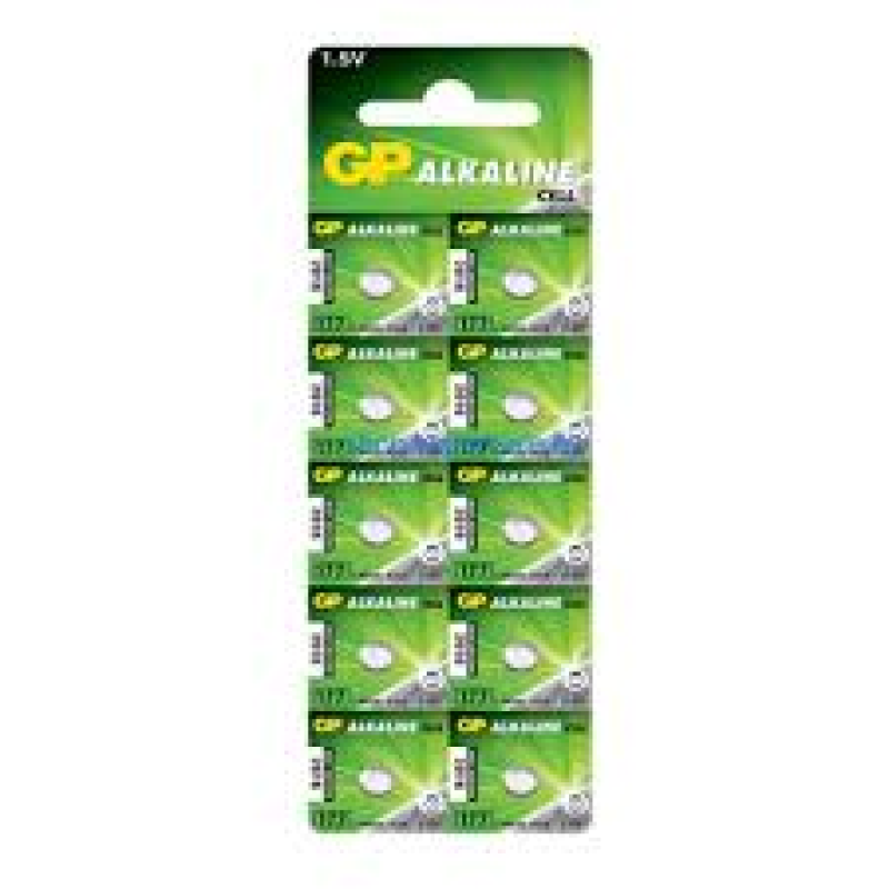 Батарейка GP G4 (LR66)/177F Alkaline, 1.5V, 10 шт., ОРИГІНАЛ