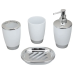 Набір аксесуарів для ванної Bathlux люкс якості , 6 предметів Білий
