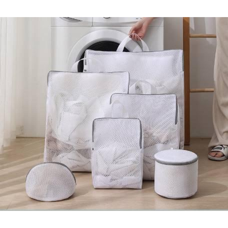 Набір мішків-сумок для прання в пральній машині, універсальний на 6 предметів