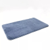 Килимок для ванни та душу Bathlux м“який тканинний прогумований, нековзкий Блакитний