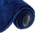 Килимок для ванни та душу Bathlux м“який тканинний прогумований, нековзкий Синій