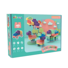 М“який силіконовий конструктор для дітей Soft rubber building blocks 40 шт