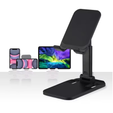 Підставка-тримач настільна для телефону JK001, складна, чорна
