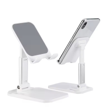 Підставка-тримач настільна для телефону JK001,складна, біла