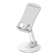 Підставка-тримач настільна для телефону JK08, складна, біла
