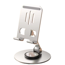 Підставка-тримач настільна під телефон JH008, складна, срібляста