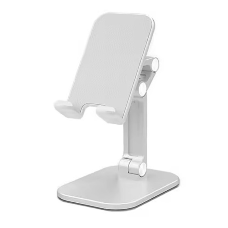 Підставка-тримач настільна під телефон або планшет JK010, складна, біла