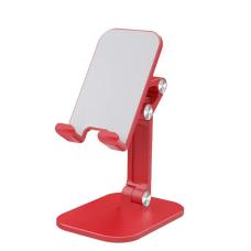 Підставка-тримач настільна під телефон або планшет JK010, складна, червона