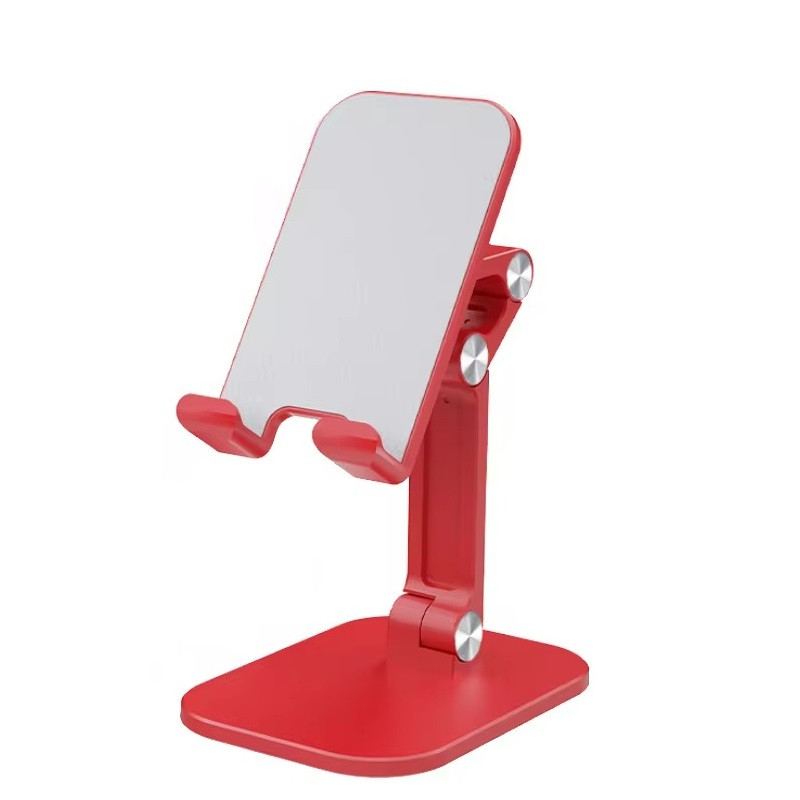 Підставка-тримач настільна під телефон або планшет JK010, складна, червона