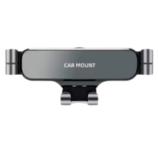 Автомобільний тримач, на решітку повітропроводу під телефон JTC02, сірий