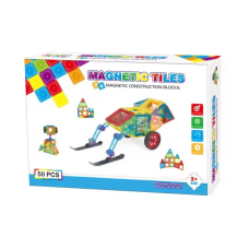 Конструктор магнітний різнокольоровий дитячий на 48 деталей