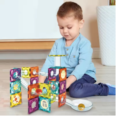 Конструктор магнітний лабіринт на 56 деталей різнокольоровий