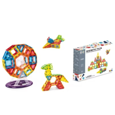 Конструктор магнітний різнокольоровий на 140 деталей