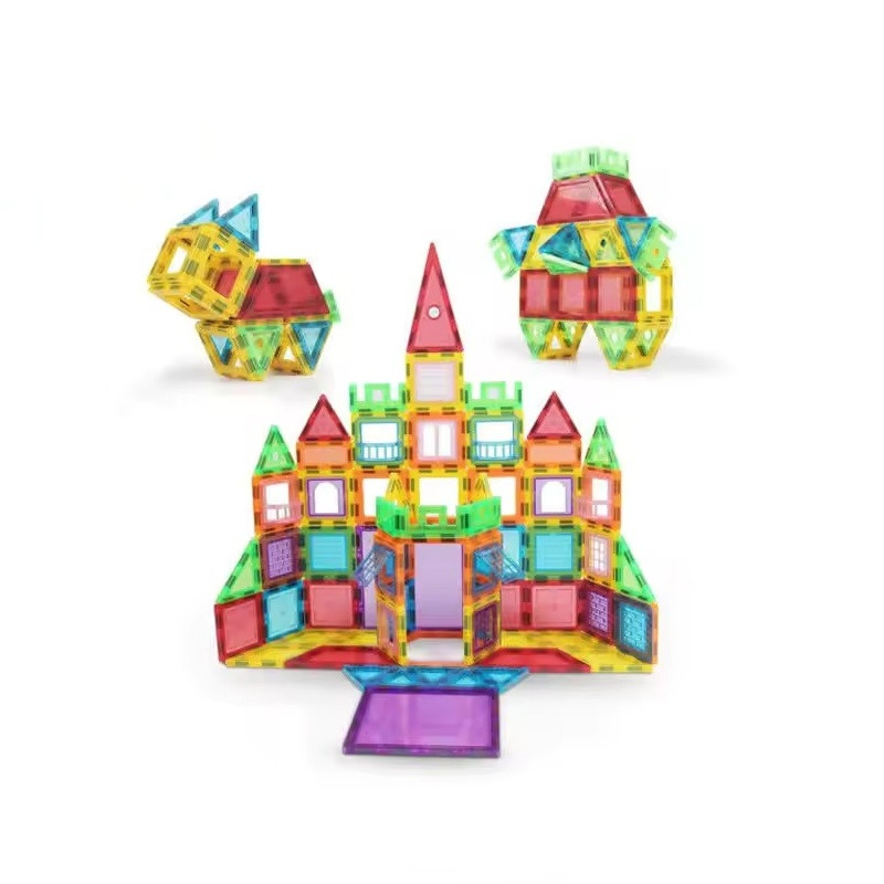 Конструктор магнітний різнокольоровий на 106 деталей