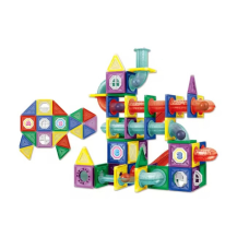 Конструктор магнітний трубчастий різнокольоровий різнокольоровий на 148 деталей