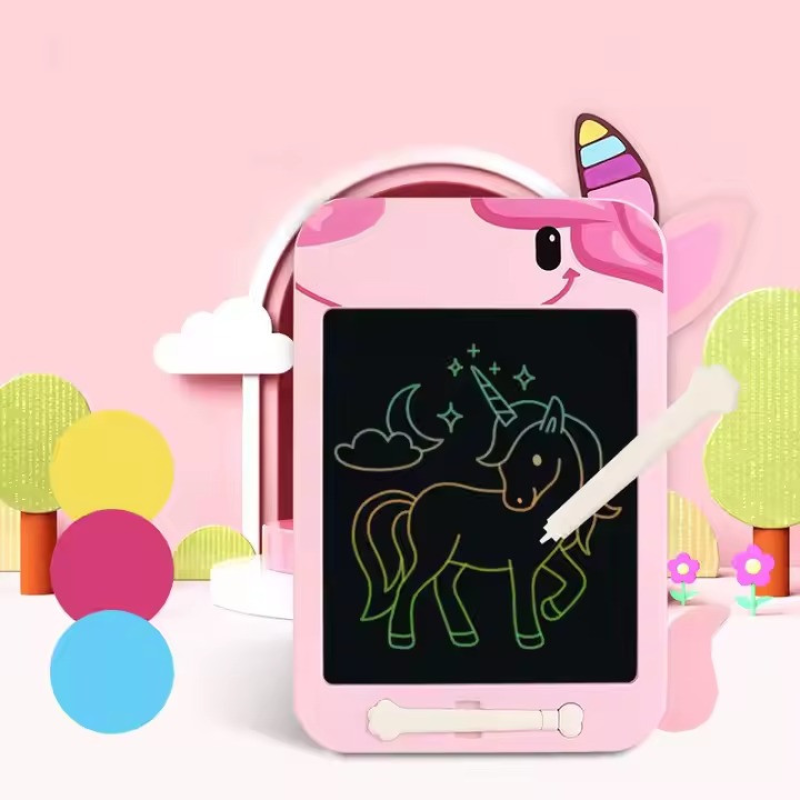 Планшет графічний для малювання 8.5» з LSD екраном “Єдиноріг”, CJ-4255397, рожевий