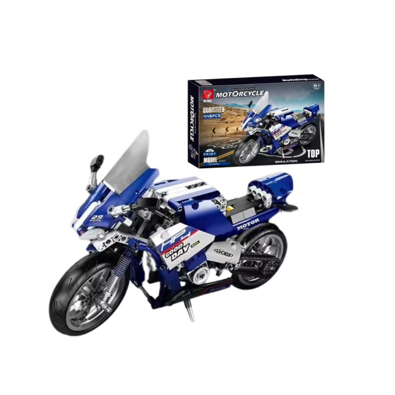 Конструктор дитячий.Мотоцикл спортивний байк на 446 деталей, дитячий