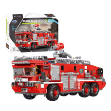 Конструктор дитячий “Пожежна машина“ ігровий на 720 деталей колір червоний