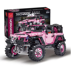 Конструктор дитячий позашляховик “Джип рожевий“ ігровий на 2471 деталь