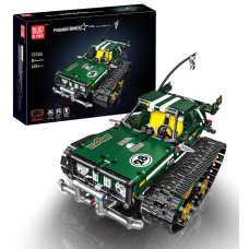 Конструктор гоночна машина на гусеничному ходу на дистанційному керуванні на 626 деталей, зелений