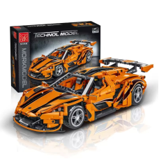 Конструктор спортивний автомобіль на 1397 деталей, помаранчевий