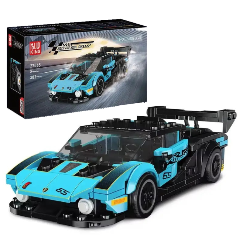 Конструктор Гоночна спортивна машина на 383 деталі, блакитна