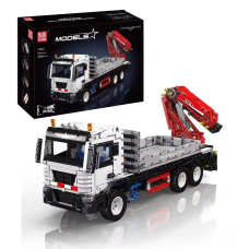 Конструктор дитячий. Вантажівка з краном ігрова на дистанційному управлінні 2530 деталі