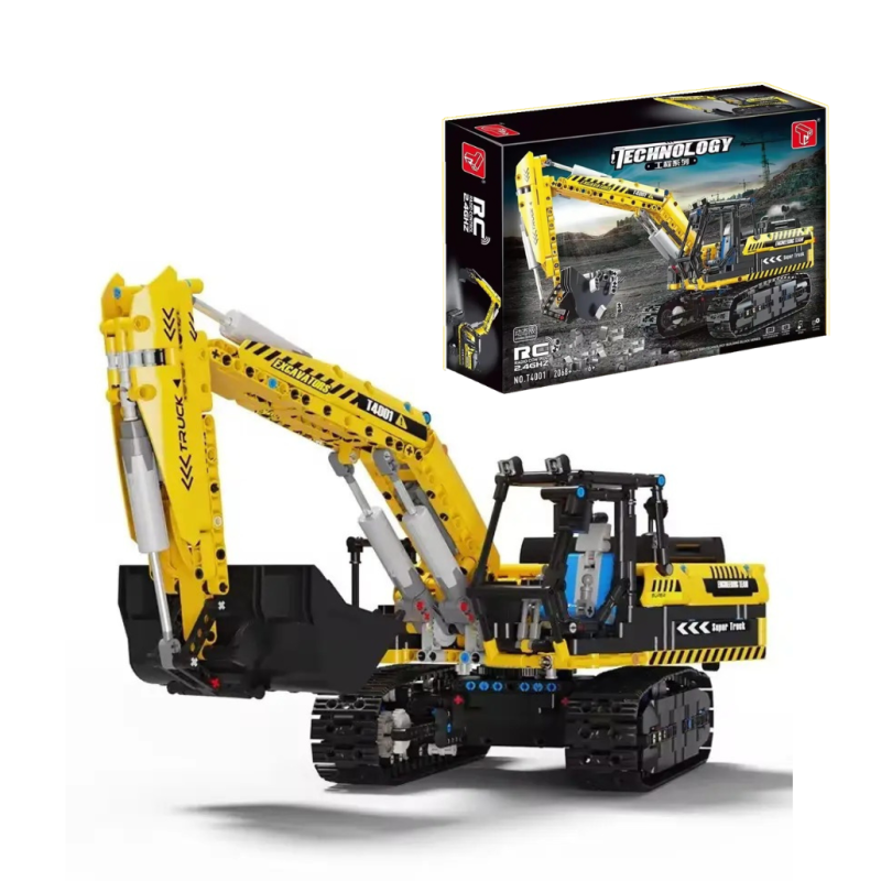 Конструктор дитячий екскаватор на дистанційному управлінні на 2068 деталей
