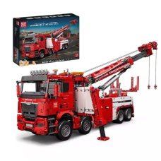 Конструктор дитячий.Евакуатор-тягач із краном ігровий на дистанційному управлінні на 4883 деталі, червоний