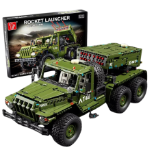 Конструктор дитячий вантажівка військовий.Ракетна зенітна установка на 2268 деталей T4011