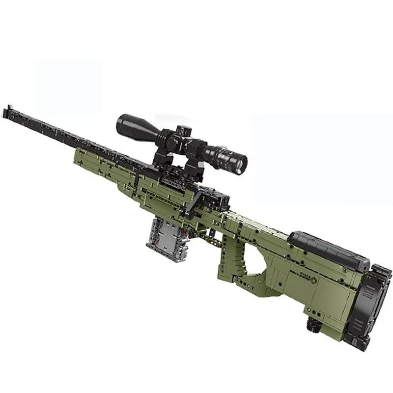 Конструктор автомат дитячий, снайперська зброя XB-24002 L96A1 1491 деталей