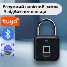Навісний замок з відбитком пальця розумний замок зі сканером відбитка пальців, біометричний з Bluetooth