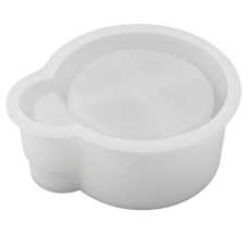 Силіконова форма для виготовлення свічок та інших виробів із воску 17,6 x 15 x 7 см «silicone mold-7»