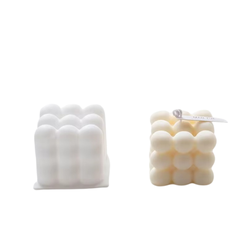 Силіконова форма для виготовлення свічок 6.5 x 6.5 x 6.5 см «silicone mold-11»