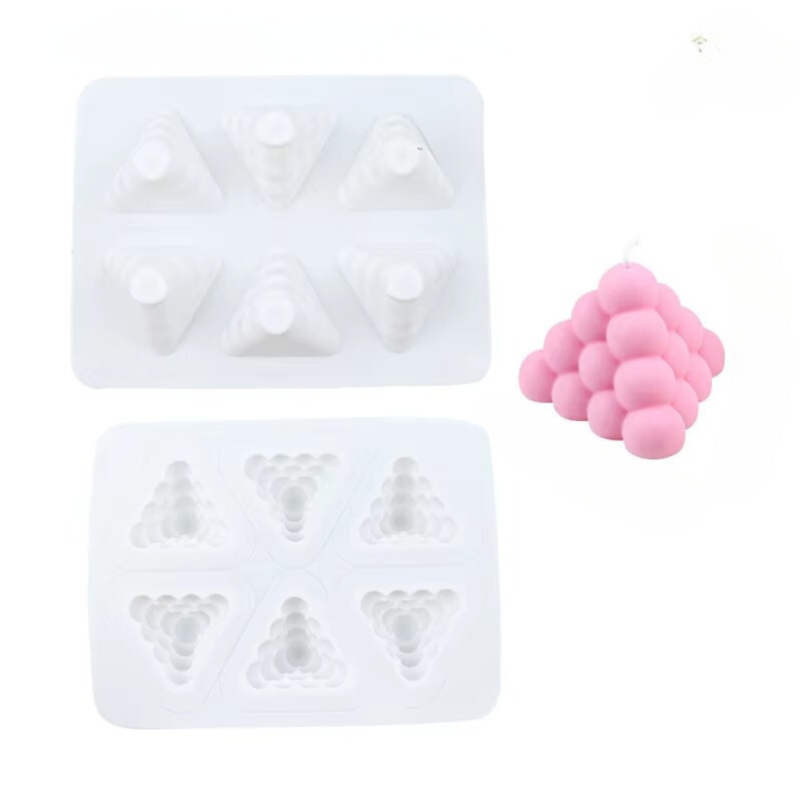 Силіконова форма для виготовлення свічок 6в1 28.5 x 21.5 х 5.1 см «silicone mold-22»